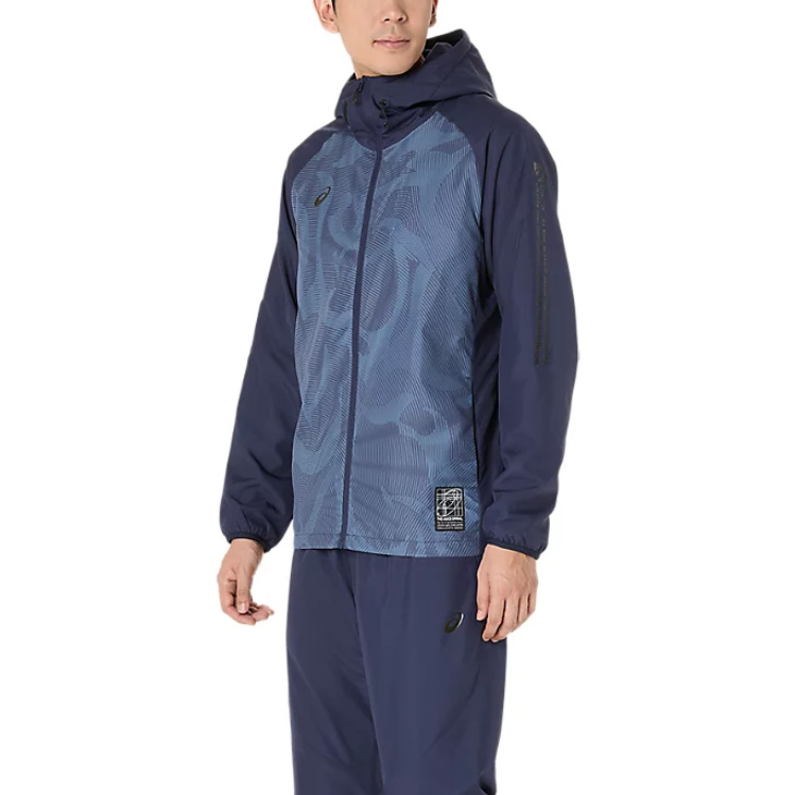 ASICS(アシックス) ウィンドブレーカー 長袖 ジャケット メンズ 裏 ASICS(アシックス) ウィンドブレーカー 長袖 ジャケット メンズ 裏