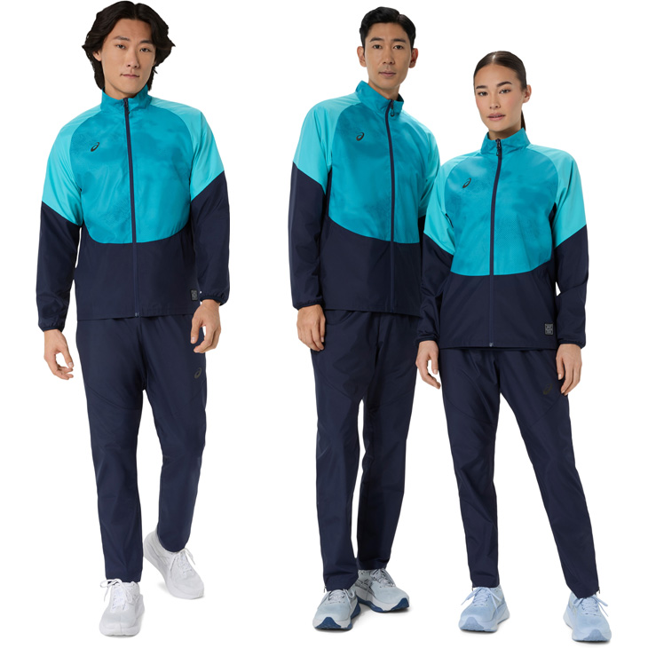 ASICS（アシックス） ウインドブレーカー 上下セット メンズ