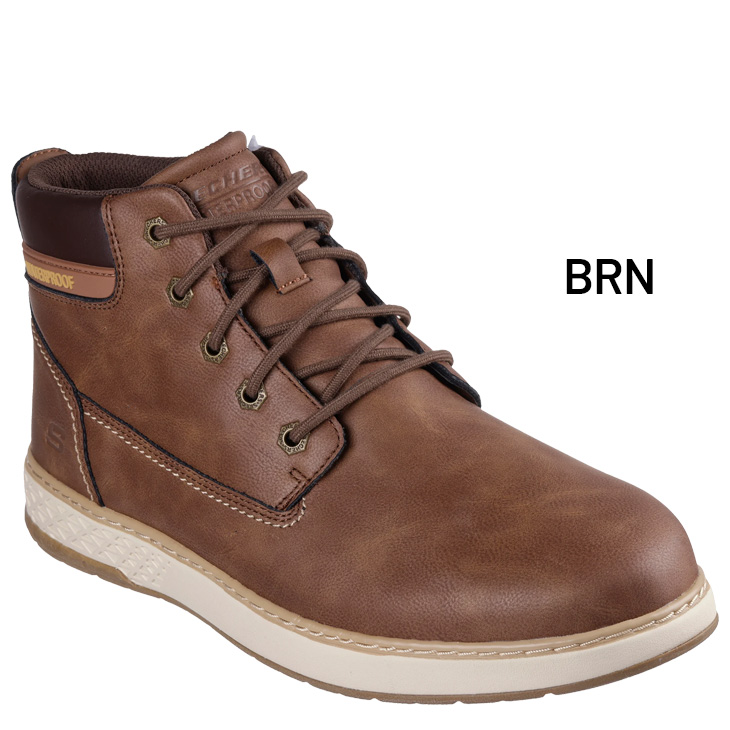 SKECHERS スケッチャーズ 革靴 レースアップ 防水加工 新品未使用 SKECHERS（スケッチャーズ） メンズ 防水 レースアップブーツ シューズ