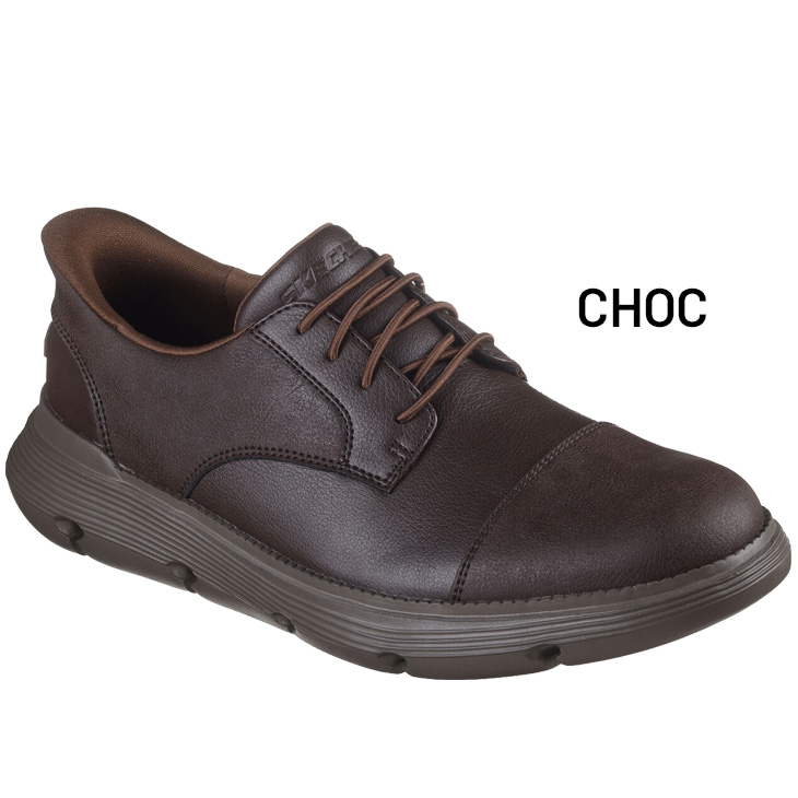 SKECHERS（スケッチャーズ） メンズ レザーシューズ スリップインズ
