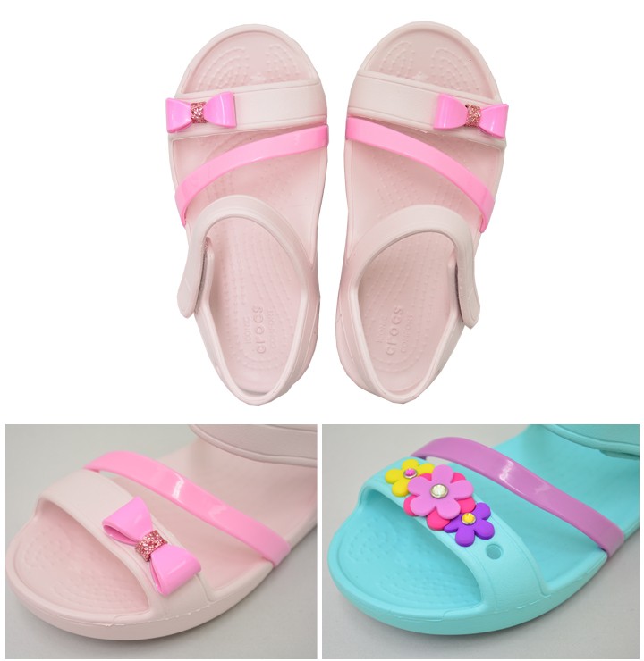 crocs（クロックス） キッズ サンダル ガールズ ジュニア 女の子 リナ