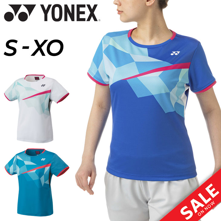 ヨネックス レディース ゲームシャツ(スリム) YONEX 半袖シャツ バドミントン ソフトテニス スポーツウェア Tシャツ 女性用 日本製 涼感  UVカット /20667