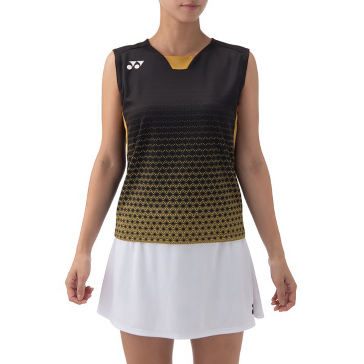 YONEX ゲームシャツ 日本代表 ユニフォーム レディース ノースリーブ L YONEX ヨネックス バドミントン レディース ゲームシャツ