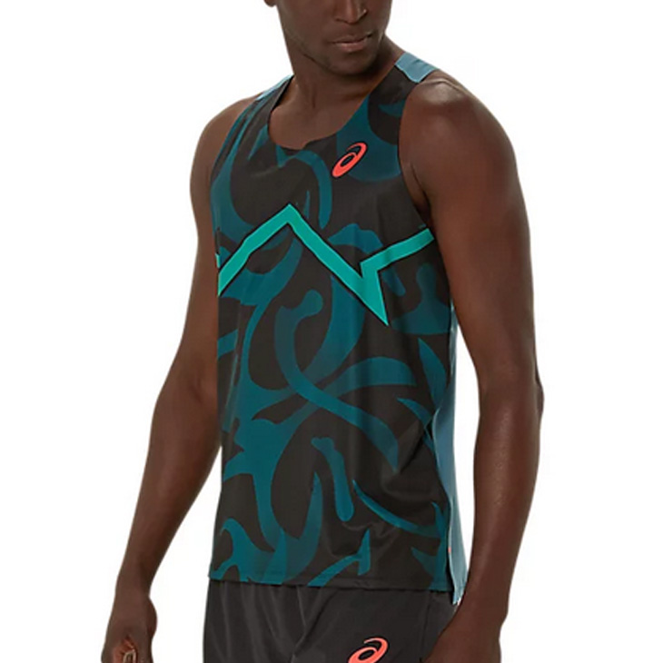 ASICS アシックス ノースリーブ メンズ ランニングウエア asics