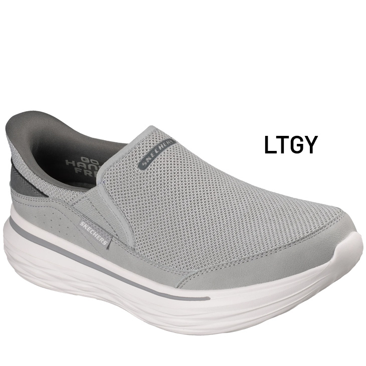 値下げSKECHERS SPORTシューズ グレー軽量26.5cm SKECHERS（スケッチャーズ） スリップインズ スニーカー メンズ