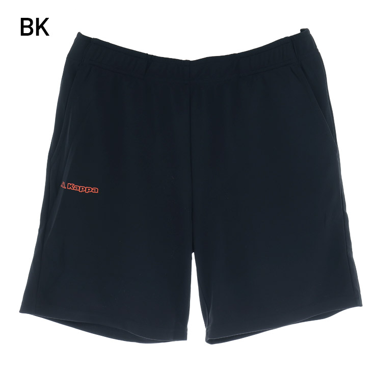 ジェフ千葉 Kappa 黒 ショートパンツ Kappa カッパ ショートパンツ メンズ ワンポイントハーフパンツ
