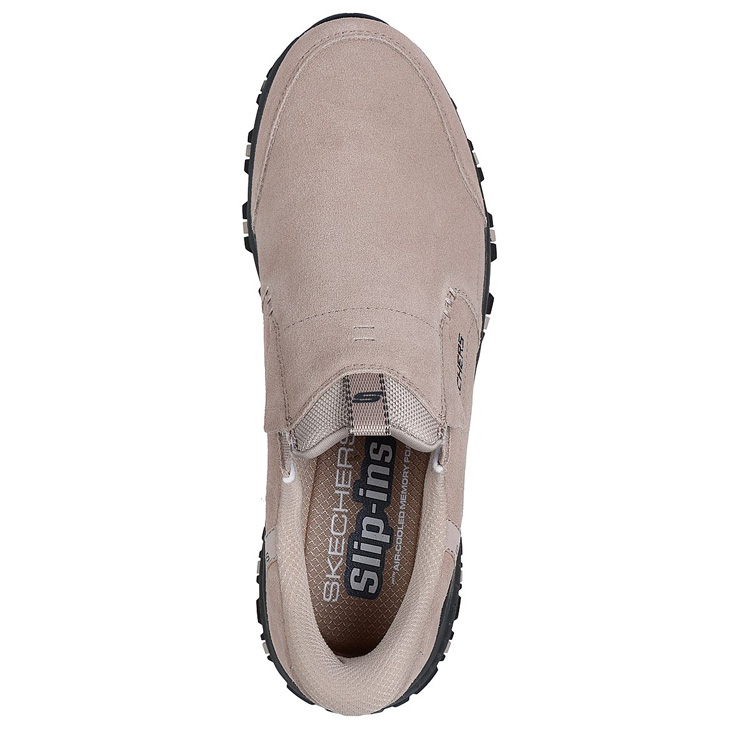 スケッチャーズ メンズシューズ スリップインズ モックスニーカー SKECHERS Slip-ins HILLCREST ハンズフリー スリッポン 男性用 スエード 天然皮革  紳士靴 シンプル ブランド くつ黒 グレー ベージュ系 ブラウン/237750 SKECHERS（スケッチャーズ） メンズシューズ スリップインズ モック