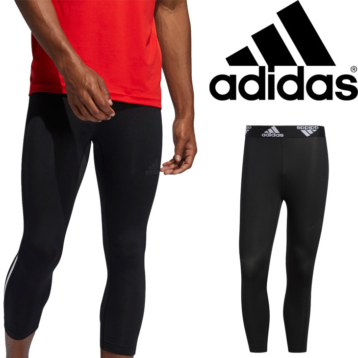 コンプレッション 7分丈タイツ メンズ スパッツ/adidas アディダス テックフィット 3/4 3ストライプスタイツ/スポーツウェア TECHFIT  /24770-GL0457【返品不可】 :24770-GL0457:WORLD WIDE MARKET - 通販 - Yahoo!ショッピング