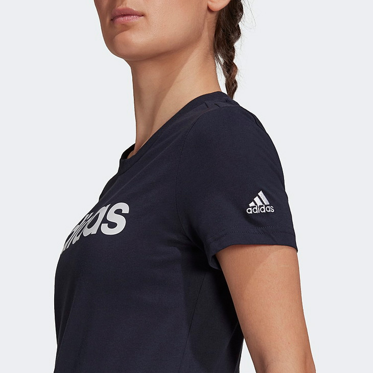 アディダス 半袖 Tシャツ レディース adidas エッセンシャルズ スリム