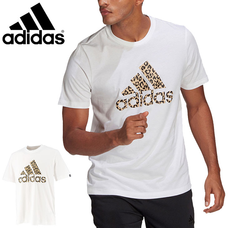 半袖 Tシャツ メンズ アディダス adidas M LEO LG グラフィックT/スポーツウェア 白 ホワイト ビッグロゴ レオパード柄 カジュアル  男性 トップス/28978-GL2394 : 28978-gl2394 : APWORLD - 通販 - Yahoo!ショッピング