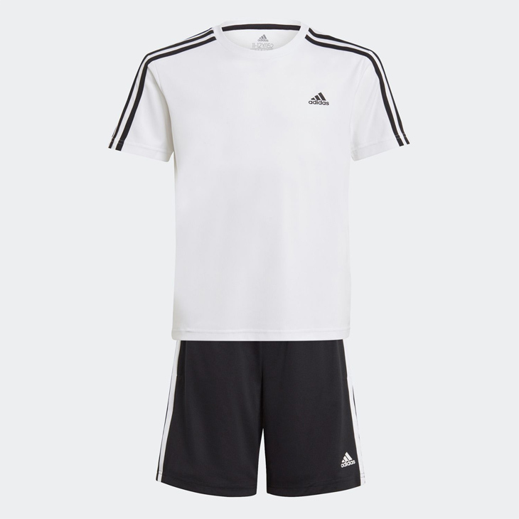 adidas（アディダス） キッズ 半袖Tシャツ ハーフパンツ 2点セット
