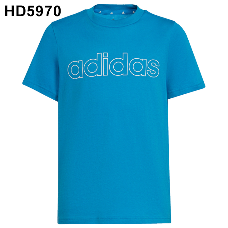 キッズ Tシャツ 半袖 男の子 ジュニア 子供服 130-160cm/アディダス adidas YB ESS リニア TEE/スポーツウェア  クルーネック ロゴT カジュアル トップス /29300