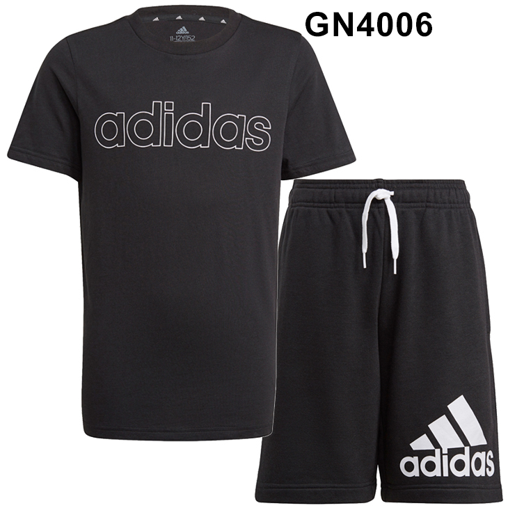 【超美品】アディダス Tシャツ ハーフパンツ 2点セット Mサイズ adidas キッズ 半袖Tシャツ ハーフパンツ 上下 アディダス