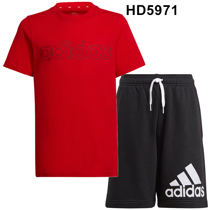 adidas キッズ 半袖Tシャツ ハーフパンツ 上下 アディダス