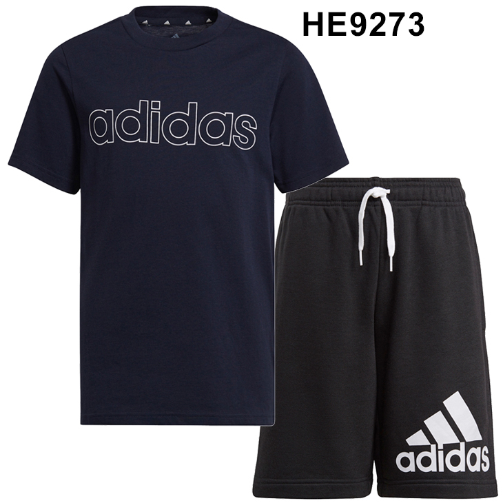 adidas キッズ 半袖Tシャツ ハーフパンツ 上下 アディダス