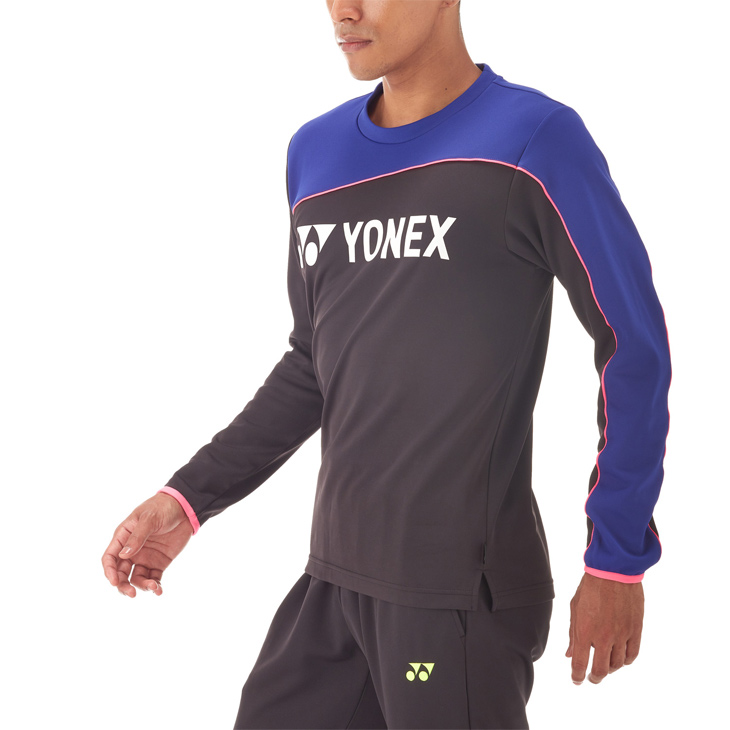 3枚セット　赤青 Mサイズ 長袖 トレーニングトップス YONEX ヨネックス ユニライトトレーナー 長袖 YONEX メンズ