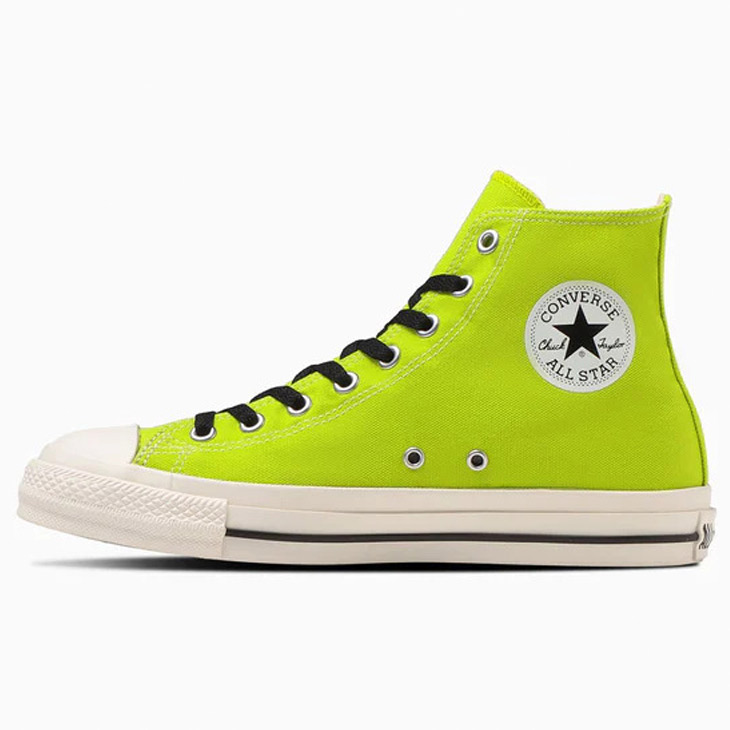 CONVERSE ネクスター ハイカット スニーカー カーキグリーン×オレンジ CONVERSE ネクスター ハイカット スニーカー カーキグリーン