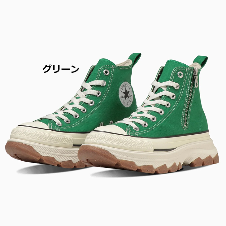 靴 CONVERSE 31310810 ALL STAR TREKWAVE Z HI CONVERSE ALL STAR(R) TREKWAVE Z HI グリーン（コンバース