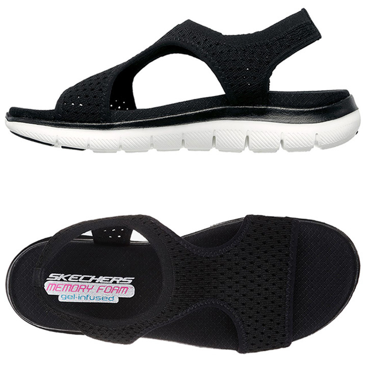 SKECHERS サンダル レディース スケッチャーズ フレックス