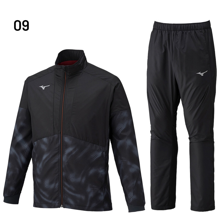 美品 ミズノ 高機能 デモウェア　上下Lサイズ セット ブレスサーモ MIZUNO（ミズノ） ブレスサーモ ウォーマー 上下セット メンズ