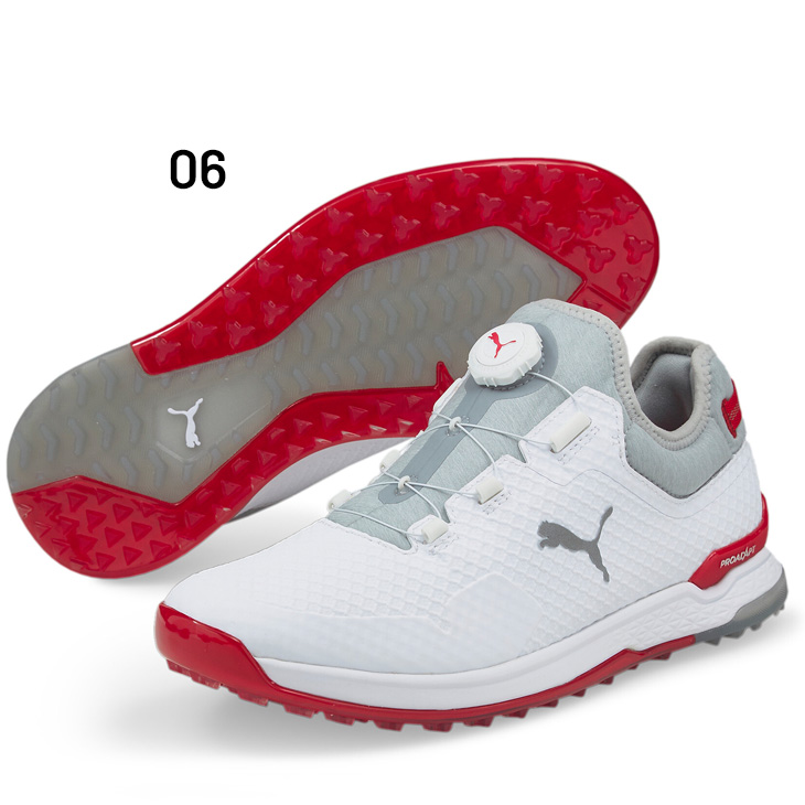 PUMA GOLF プーマゴルフ 376116 ゴルフシューズ パワーアダプト ケージ  ホワイト系 26 [240101494785] ゴルフウェア メンズ ストスト PUMA（プーマ） メンズ ゴルフシューズ スパイクレス PUMA GOLF プロ