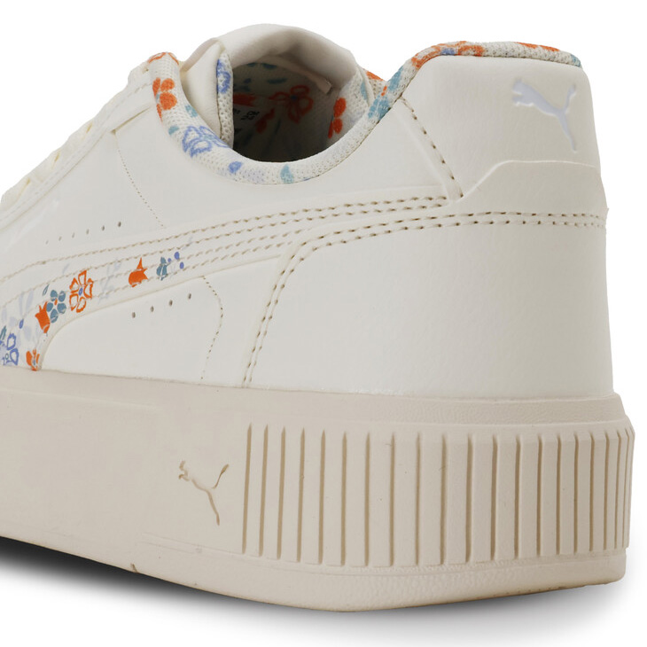 PUMA 花柄 スニーカー ホワイト PUMA（プーマ） スニーカー レディース シューズ キャリーナ ミア