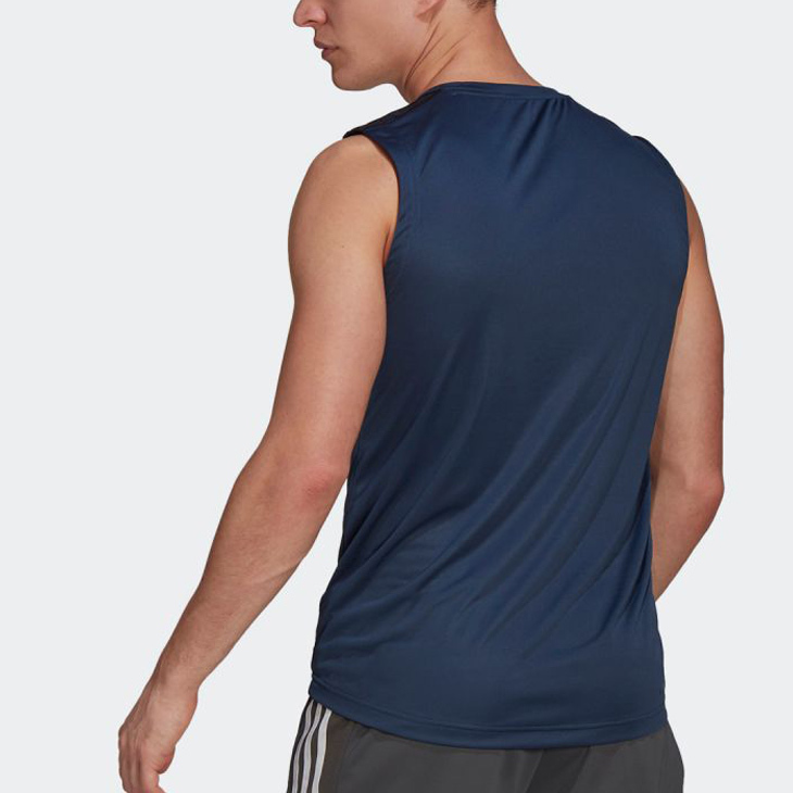 タンクトップ ノースリーブ Tシャツ メンズ adidas アディダス M D2M 3ストライプス TANK/スポーツウェア トレーニング 紺  ネイビー 男性 /42093-GM2132 :42093-GM2132:WORLD WIDE MARKET - 通販 - Yahoo!ショッピング