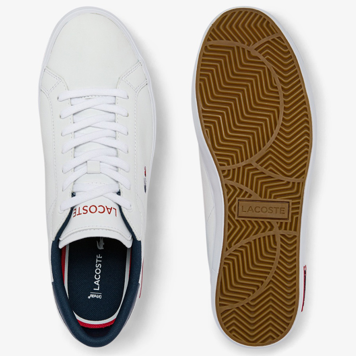 LACOSTE ラコステ メンズ レザー スニーカー POWERCOURT TRI 1