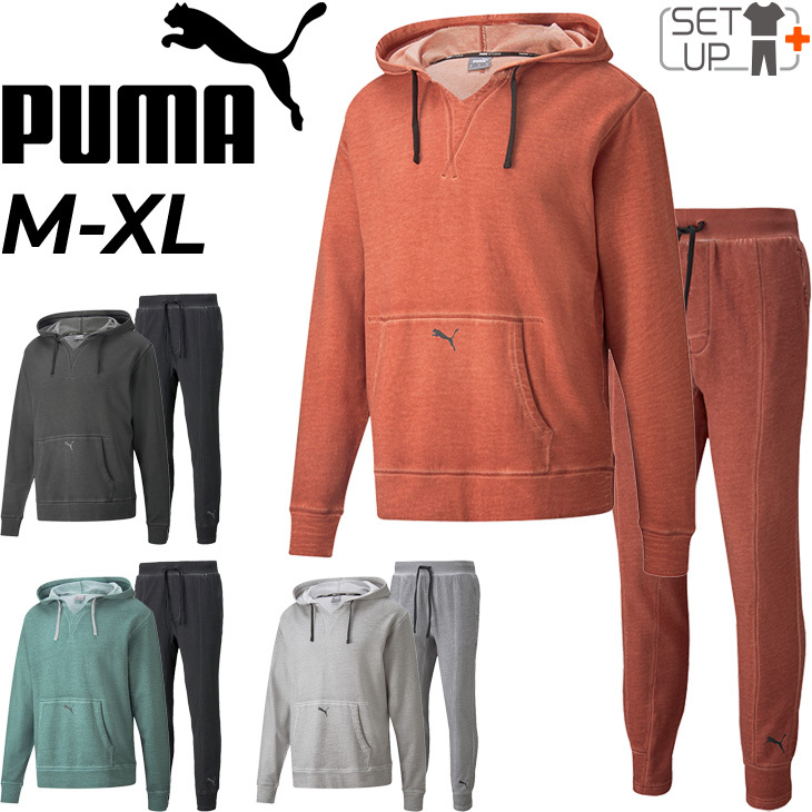 スウェット上下 メンズ セットアップ/プーマ PUMA STUDIO WASH