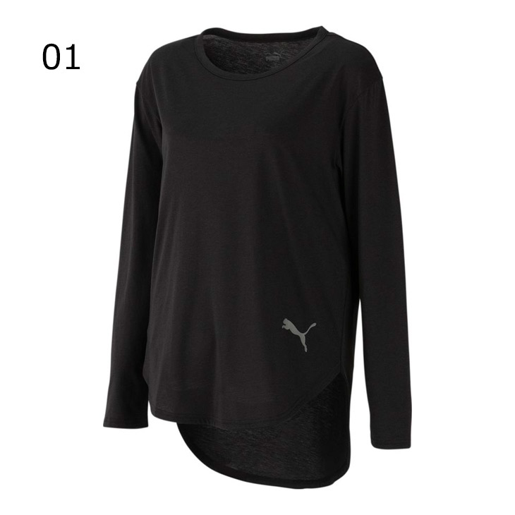 PUMA 長袖 Tシャツ レディース プーマ STUDIO/フィットネス