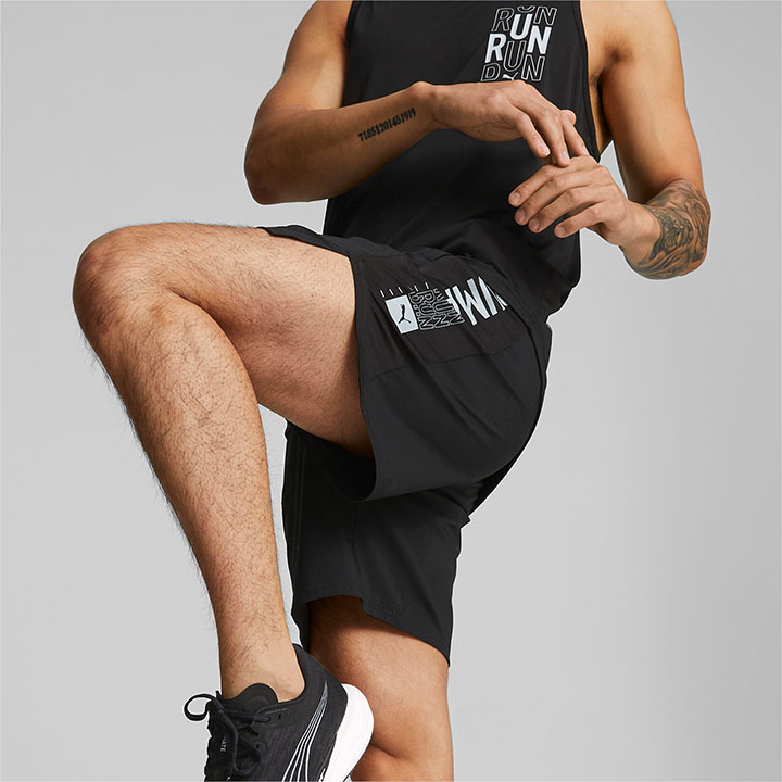 PUMA ハーフパンツ メンズ プーマ PLCD グラフィック 7インチ