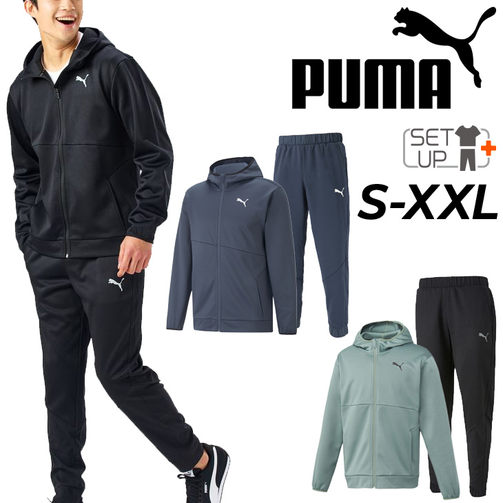 プーマ スウェット 上下 メンズ PUMA TRAIN ALL DAY パワーフリース