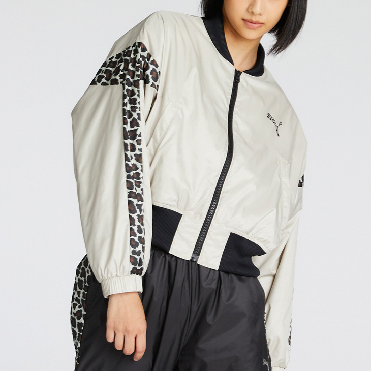 PUMA（プーマ） クロップジャケット レディース PUMA TRN EDGE 裏起毛