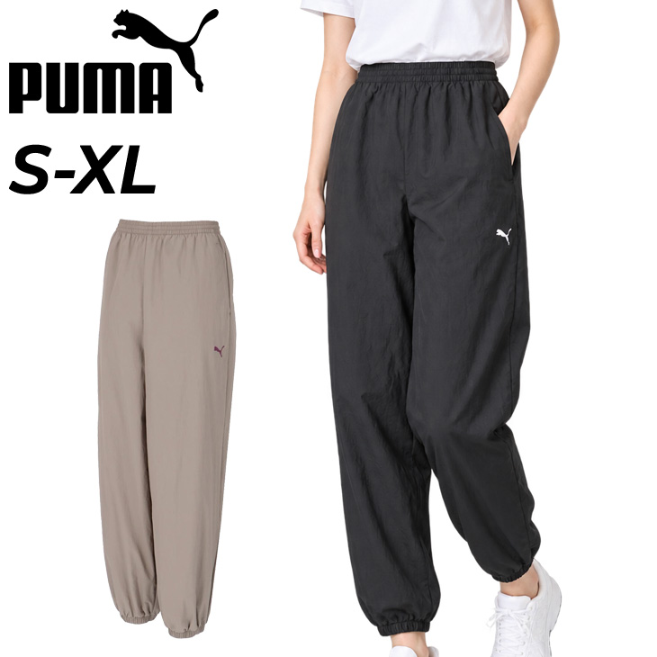 PUMA ウィンドブレーカー ブラックパンツ XXL PUMA（プーマ） ウィンドブレーカー パンツ レディース PUMA TAD WOVEN