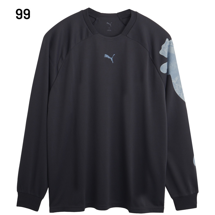 PUMA（プーマ） 長袖 Tシャツ メンズ トレーニング ロゴ AOP 長袖