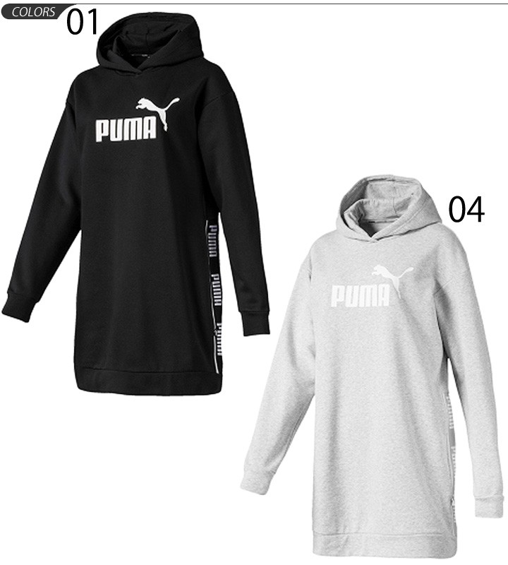 スウェット ワンピース ドレス レディース プーマ PUMA AMPLIFIED