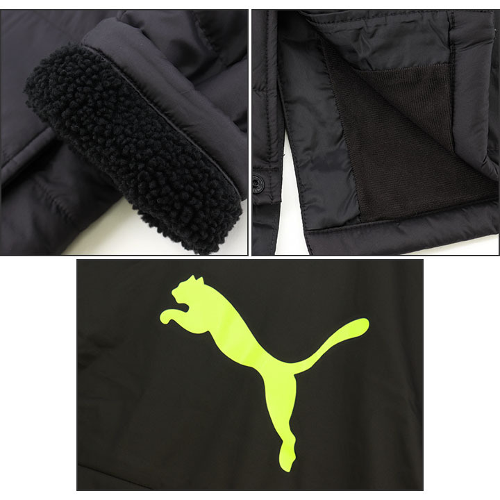 PUMA ジュニア 中綿コート 裏ボア キッズ 120-160cm 子供服