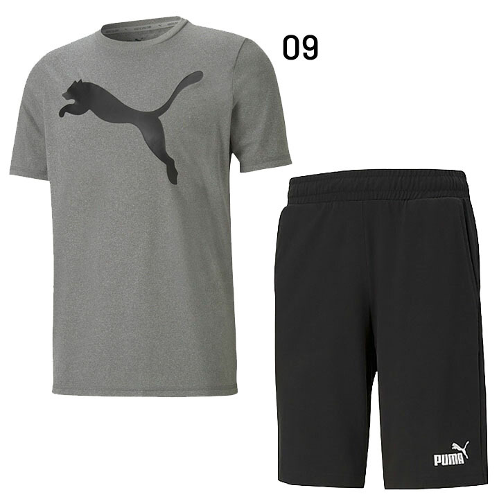 PUMA 半袖Tシャツ ハーフパンツ 上下 メンズ セットアップ