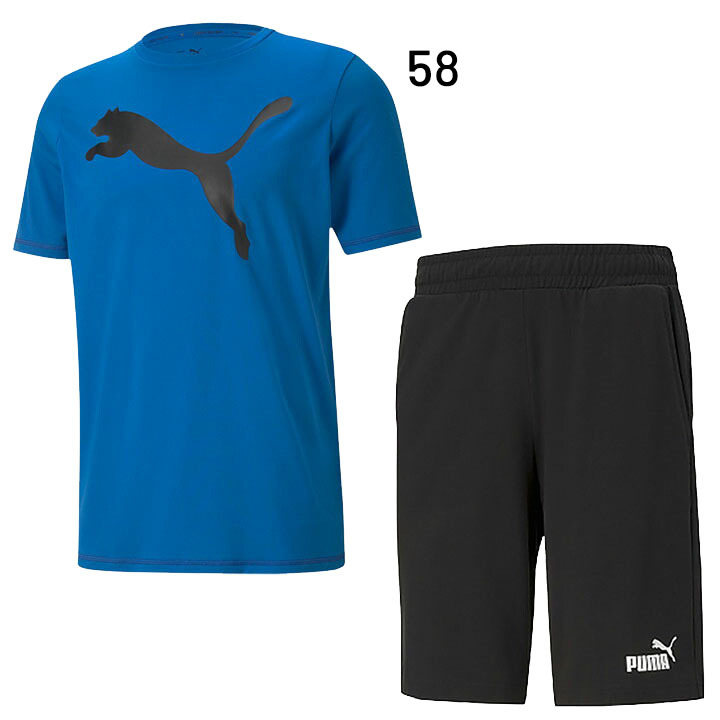 PUMA 半袖Tシャツ ハーフパンツ 上下 メンズ セットアップ