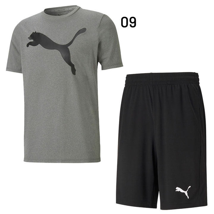 PUMA（プーマ） 半袖Tシャツ ハーフパンツ 上下 メンズ セットアップ
