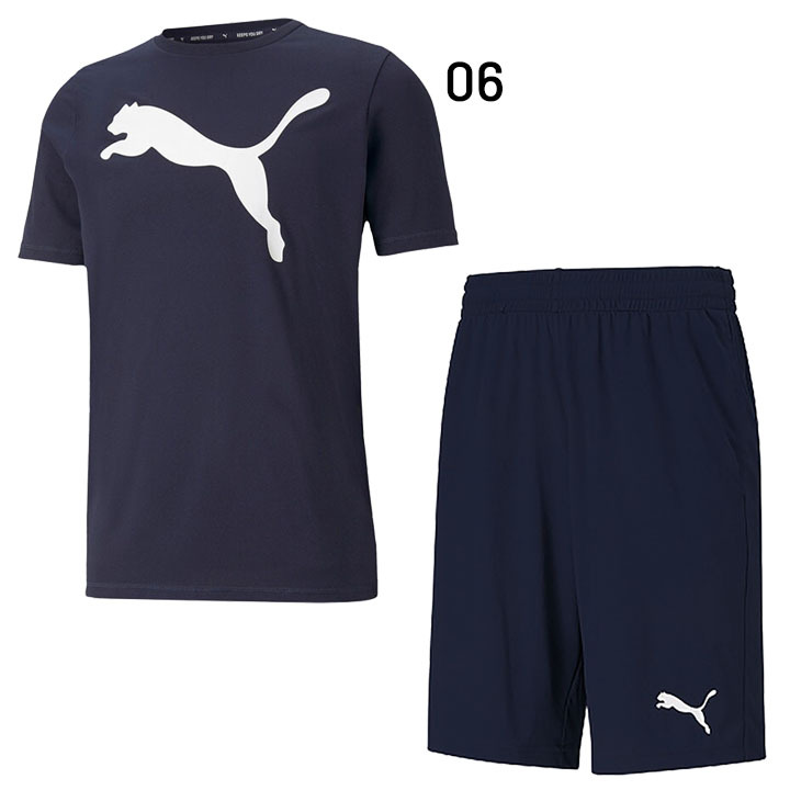 PUMA（プーマ） 半袖Tシャツ ハーフパンツ 上下 メンズ セットアップ