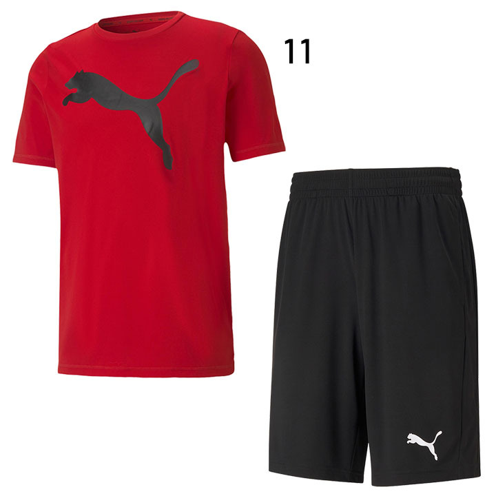 PUMA（プーマ） 半袖Tシャツ ハーフパンツ 上下 メンズ セットアップ