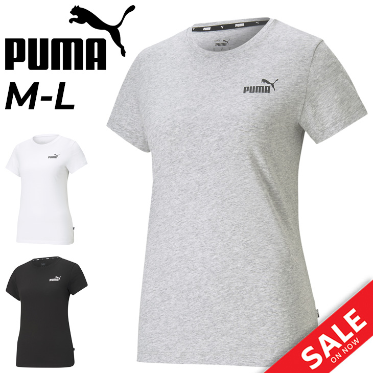 PUMA（プーマ） 半袖 Tシャツ レディース PUMA ESS スモールロゴ TEE