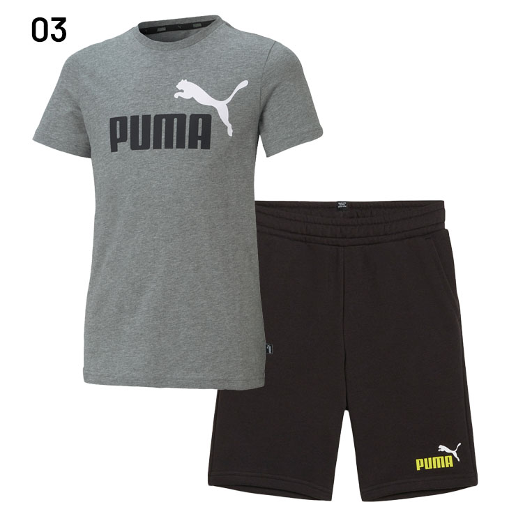 PUMA プーマ キッズ 半袖Tシャツ ハーフパンツ 上下 2点セット