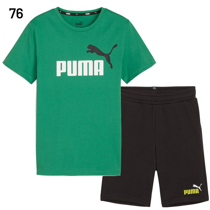 PUMA プーマ キッズ 半袖Tシャツ ハーフパンツ 上下 2点セット