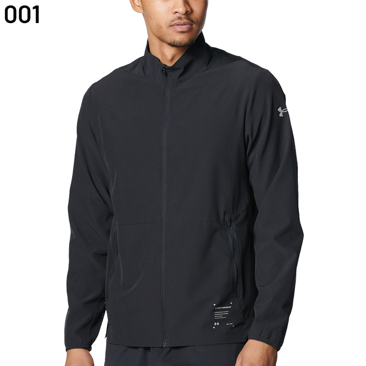 UNDER ARMOUR トレーニングジャケット ブラック UNDER ARMOUR（アンダーアーマー） メンズ トレーニングジャケット