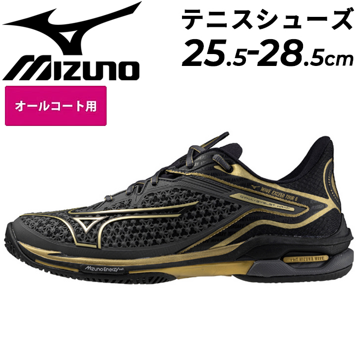 ミズノ テニスシューズ メンズ オールコート用 2E相当 mizuno ウエーブ