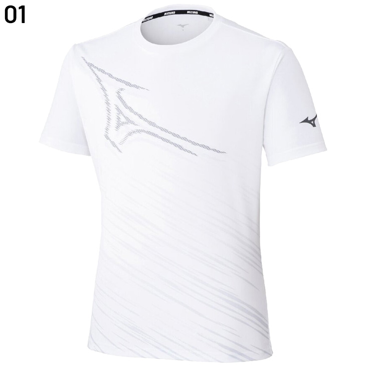 26 MIZUNO 移動用 シャツ (半袖) ホワイト　ミズノ　完売品 MIZUNO（ミズノ） Tシャツ 半袖 メンズ レディース プラクティスシャツ