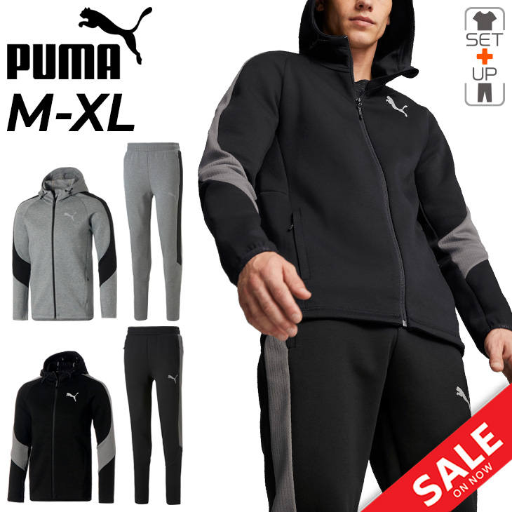 PUMA プーマ レインウェア 上下セット 2WAYジャケット×パンツ 黒