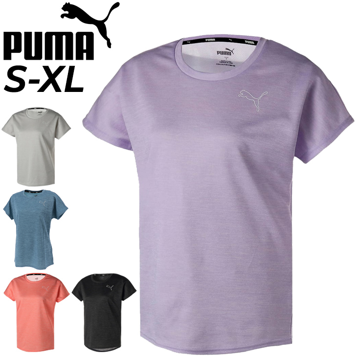 プーマ 半袖 Tシャツ レディース PUMA ACTIVE メッシュ HTR TEE